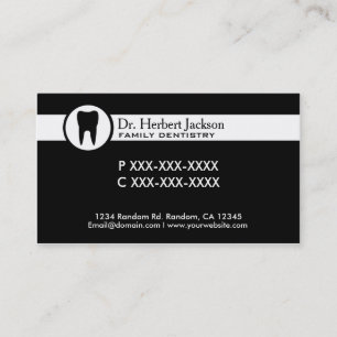 Cartões de visitas especiais de dentista branco pr