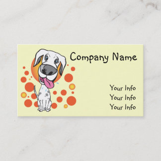 Cartões de visitas Excited do cão