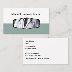 Cartões de visitas Exclusivos de Tema Médico