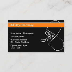 Cartões de visitas Farmacêuticos Farmacêuticos Na 