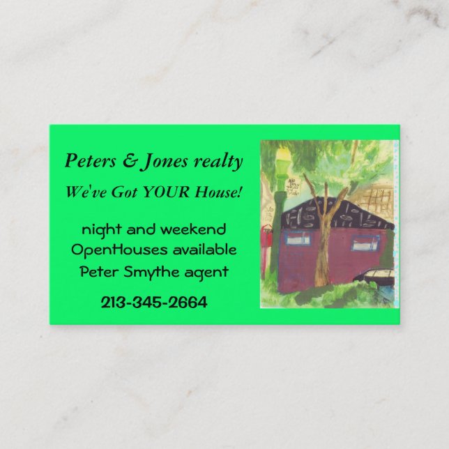 Cartões de visitas feitos sob encomenda (Frente)