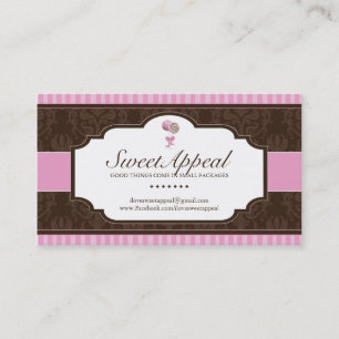 Cartões de visitas feitos sob encomenda da padari