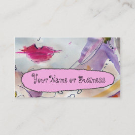 Cartões de visitas Femininos Personalizáveis Nº 98