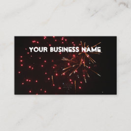 Cartões de visitas Fireworks