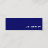 cartões de visitas Geneticistas marinhos