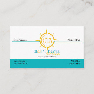 Cartões de visitas GTA modernos