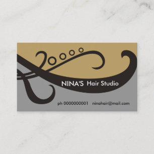 Cartões de visitas Hairdresser/Hairstylist