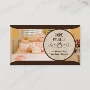 Cartões de visitas Home do projeto de Kelly