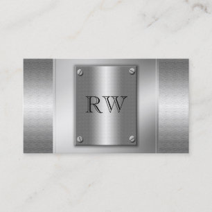 Cartões de visitas indestrutíveis do metal de