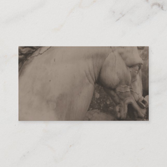 Cartões de visitas italianos do cavalo do (Frente)