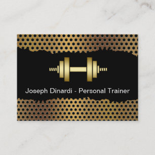 Cartões de visitas legal do instrutor da malhaç