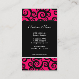 Cartões de visitas legal & Funky