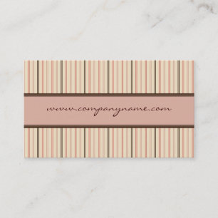 Cartões de visitas listrados