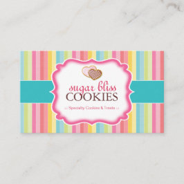 Cartões de visitas lunáticos dos biscoitos