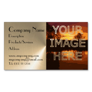 Cartões de visitas magnéticos com foto