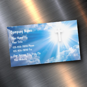 Cartões de visitas Magnéticos Cristãos