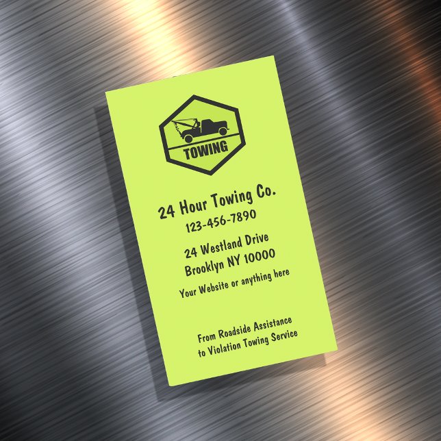 Cartões de visitas Magnéticos Simples de Automotiv (Criador carregado)