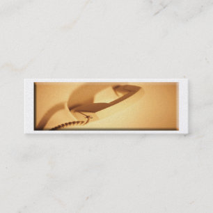 cartões de visitas magros: