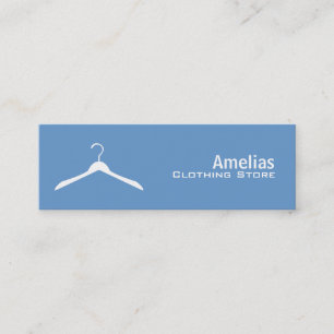 Cartões de visitas magros da loja de roupa