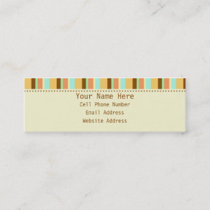 Cartões de visitas magros rebelde do perfil