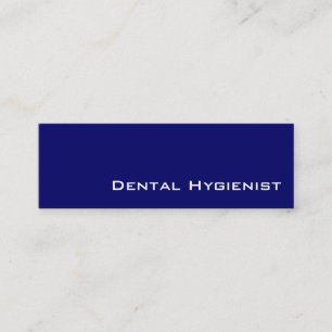 Cartões de visitas marinhos de Higienista Dental