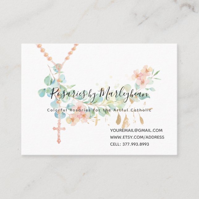 Cartões de visitas MarleyBean (Frente)