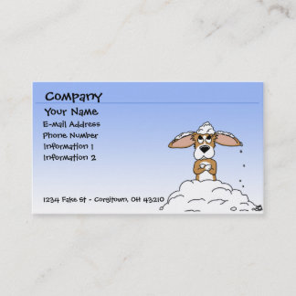 Cartões de visitas maus do Corgi do dia