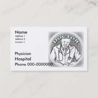 Cartões de visitas médicos