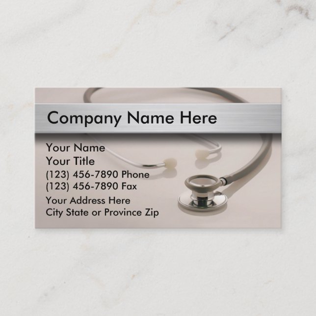 Cartões de visitas médicos (Frente)