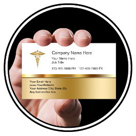 Cartões de visitas Médicos Clássicos