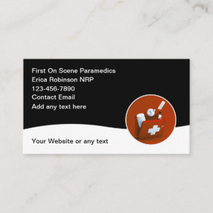 Cartões de visitas Médicos de Parâmetros EMS Simpl