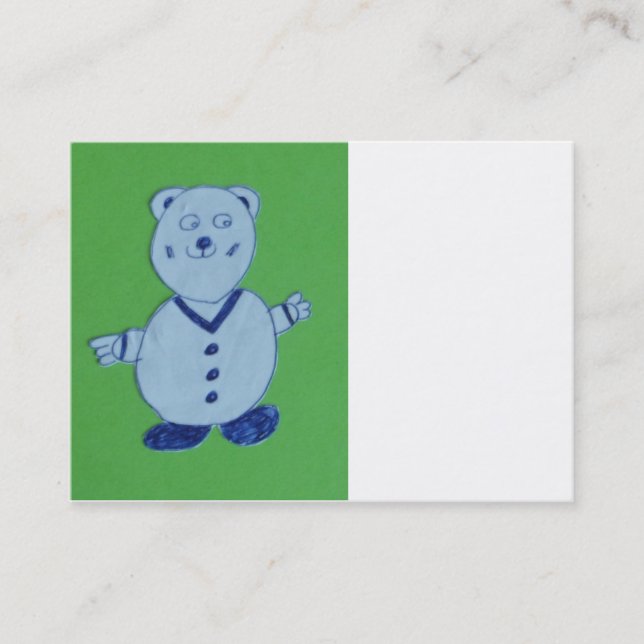 Cartões de visitas Mike Chubby, 8,9 cm x 6,4 cm (Frente)