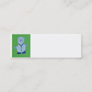 Cartões de visitas Mike Skinny, 7,6 cm x 2,5 cm,