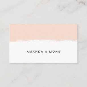 Cartões de visitas minimalistas