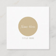 Cartões de visitas minimalistas bonitos do