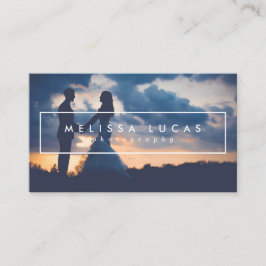 Cartões de visitas mínimos da fotografia
