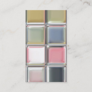 Cartões de visitas modelo personalizáveis do Tin