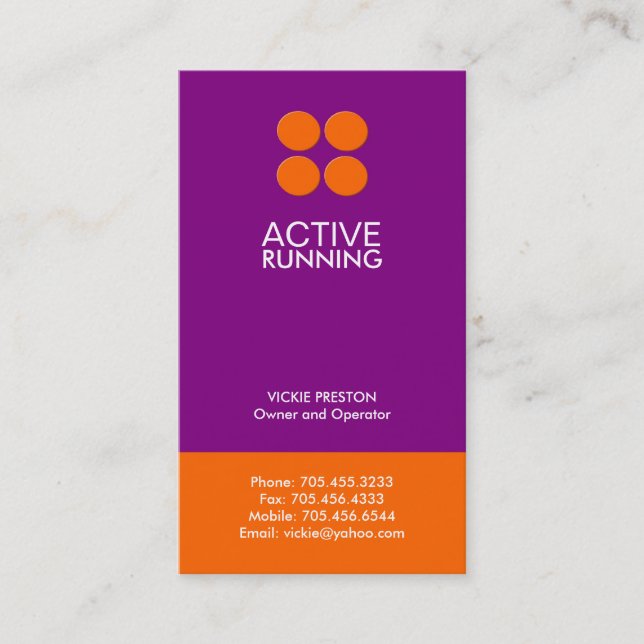 Cartões de visitas | moderno (Frente)