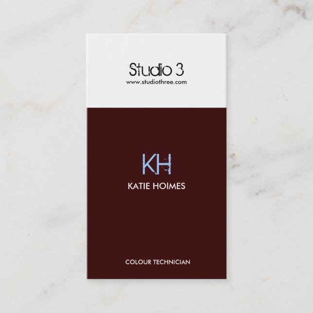 Cartões de visitas - Moderno 2| Ordem Personalizad (Frente)