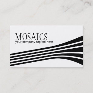 Cartões de visitas modernos