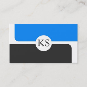 Cartões de visitas modernos