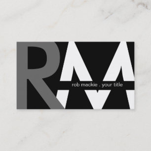 Cartões de visitas modernos