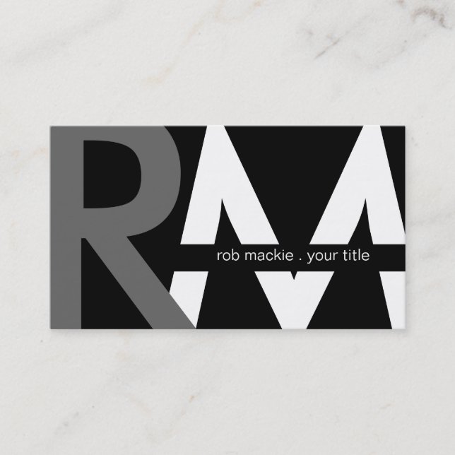 Cartões de visitas modernos (Frente)