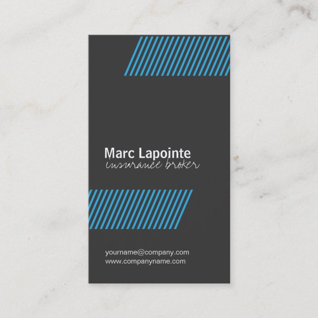 Cartões de visitas modernos (Frente)