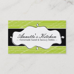 Cartões de visitas modernos do cozinheiro chefe