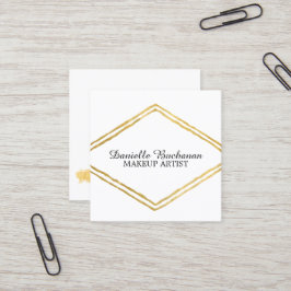 Cartões de visitas modernos do maquilhador