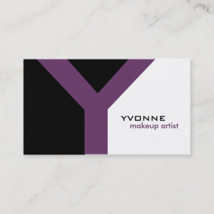 Cartões de visitas modernos do monograma