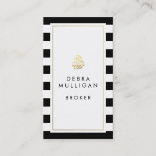 Cartões de visitas modernos dos bens imobiliários