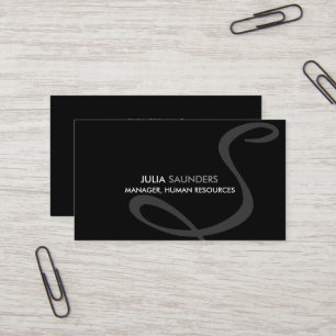 Cartões de visitas modernos e elegantes do