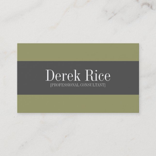 Cartões de visitas Monogramas (Frente)